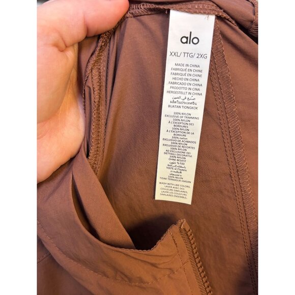 NWT Alo Clay Rain Jacket Size 2X - Picture 10 of 10